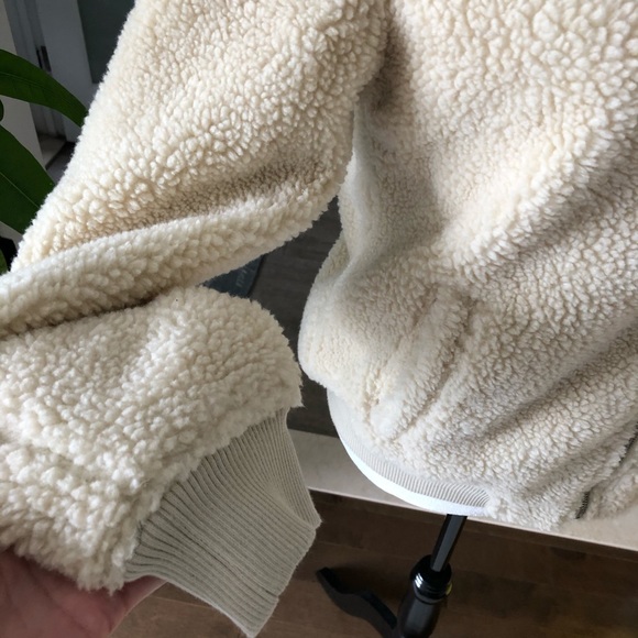 Comfy sherpa Sweater jacket - Picture 10 of 12